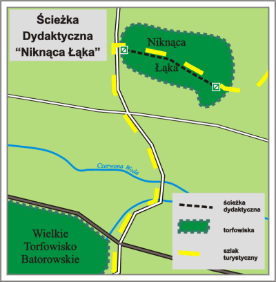 mapa Niknaca Łaka