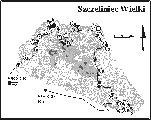 Plan Szczelińca